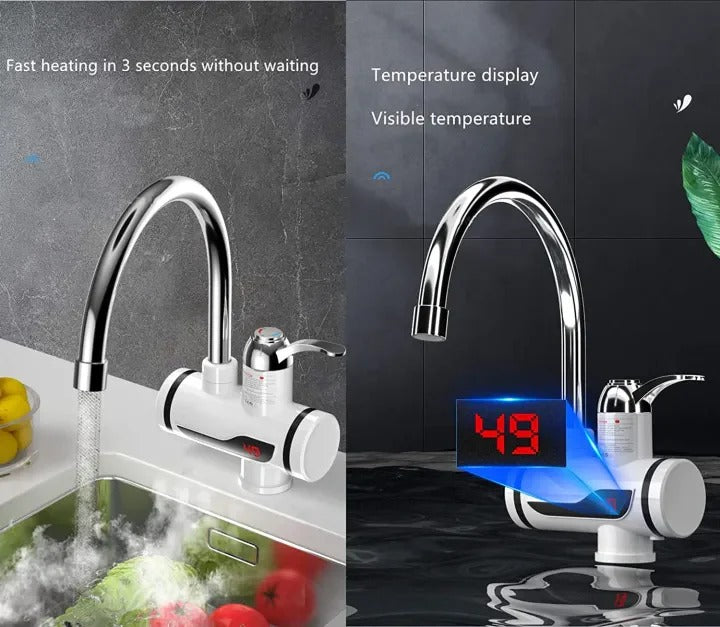 Electric Kitchen Instant Water Heater Tap – Instant Hot Water Faucet